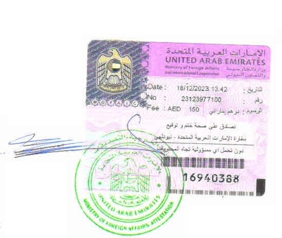 Mofa UAE | MOFA Attestation in Dubai | Ministry of Foreign Affairs UAE ...