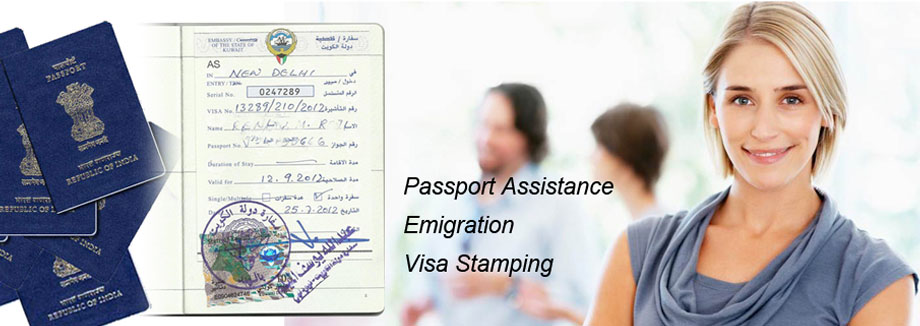 Passport Assistance Emigration Visa Stamping